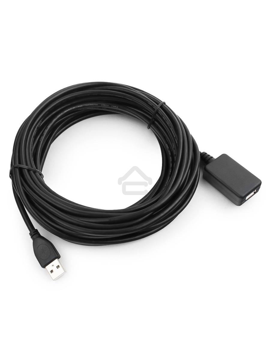 Кабель удлинитель USB 2.0 активный Gembird/Cablexpert UAE-01-10M, AM/AF, 10м