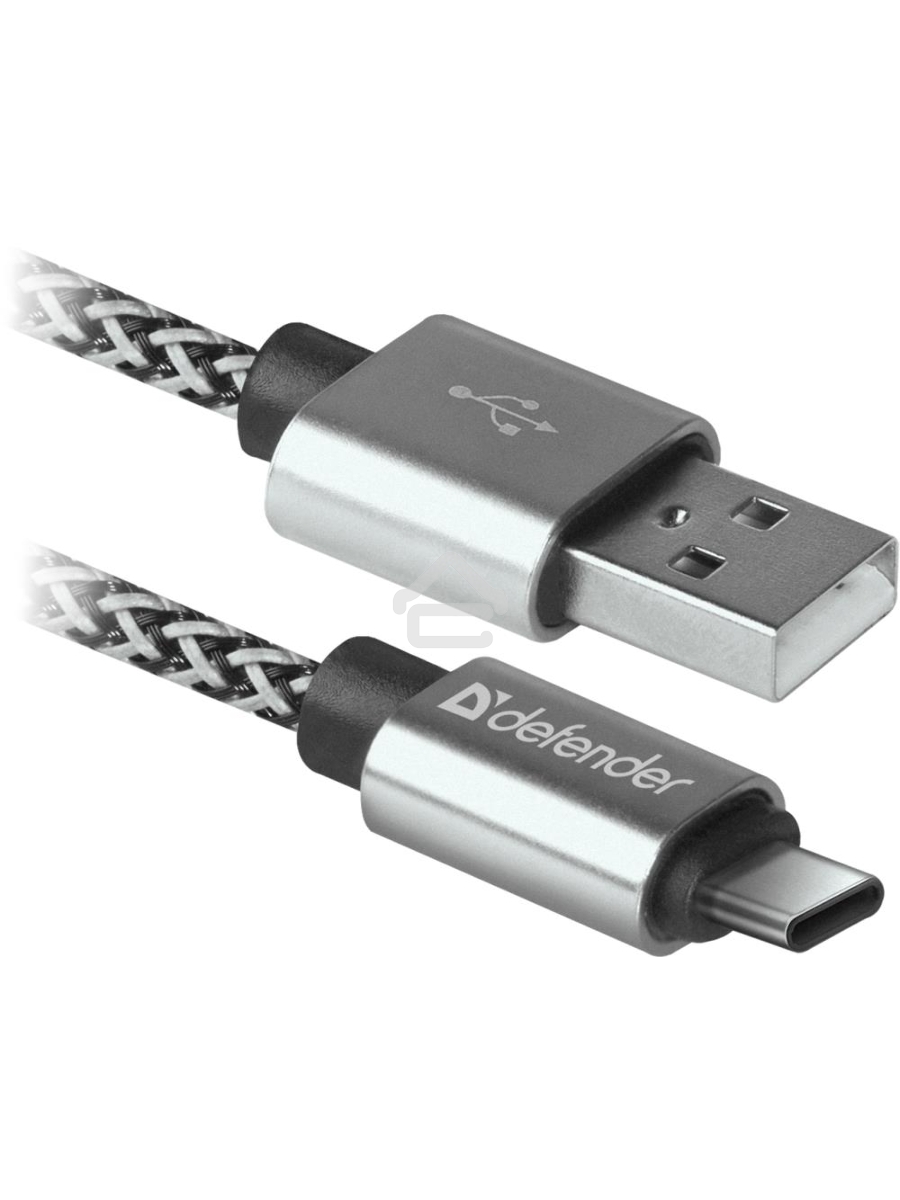 Кабель Defender USB2.0 TO TYPE-C 1M WHITE USB09-03T