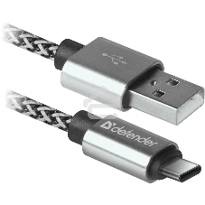 Кабель Defender USB 2.0 TO Type-C 1M белый USB09-03T