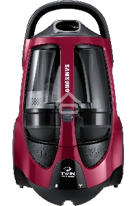 Пылесос Samsung VCC885FH3P красный, 430/2200 Вт, уборка сухая, пылесборник двойная камера 2л