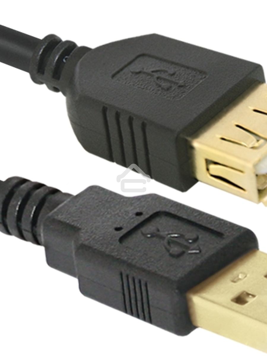 Кабель Defender PRO USB 2.0 кабель удлинительный 1.8м AM/AF , зол.конт, 2фер.фил.