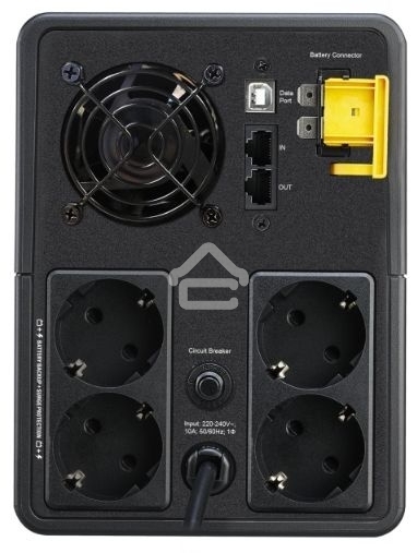 Источник бесперебойного питания APC Back-UPS BX2200MI-GR 1200Вт 2200ВА черный