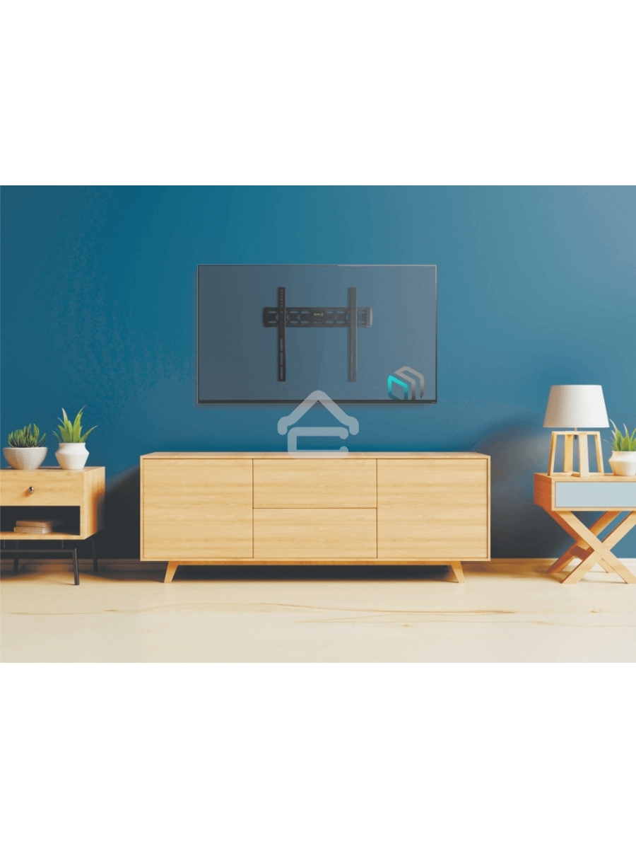 Кронштейн ONKRON FM5 / 32-55'' макс 400*400 наклон 0º от стены: 29мм макс вес 56,8кг