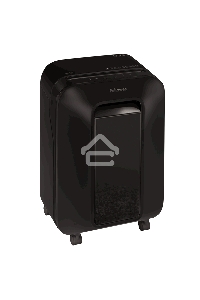 Шредер Fellowes PowerShred LX200 черный (секр.P-4)/перекрестный/12лист./22лтр./скрепки/скобы/пл.карты