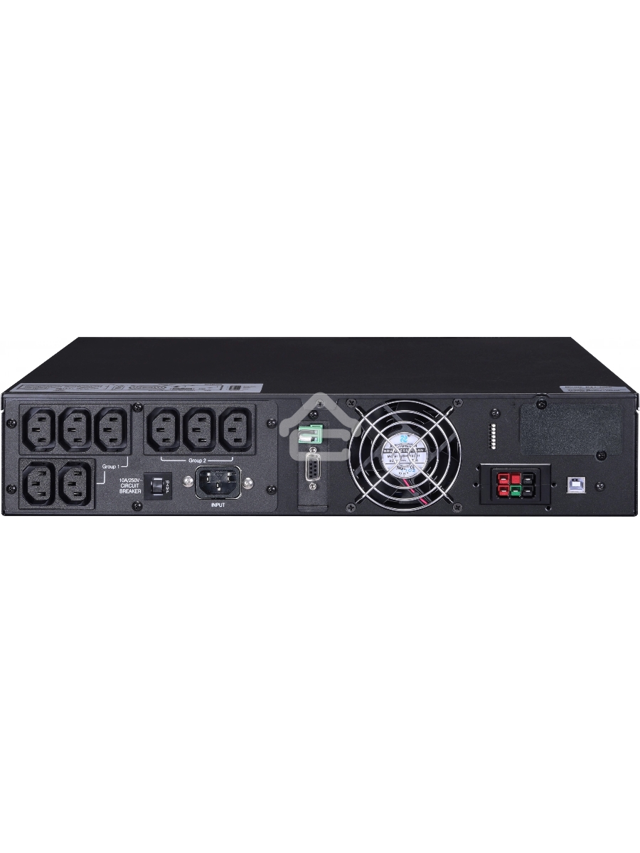Источник бесперебойного питания Powercom Next, On-Line, 1500VA/1500W, Rack/Tower, 8*IEC320-C13, LCD, Serial+USB, SmartSlot, подкл. доп. Батарей (2027190)
