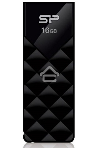 Флеш диск Silicon Power 16Gb Ultima U03 SP016GBUF2U03V1K USB2.0 черный