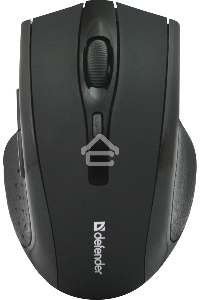 Мышь беспроводная Defender Accura MM-665 черный, 1600 dpi, радиоканал, USB, кнопки - 6