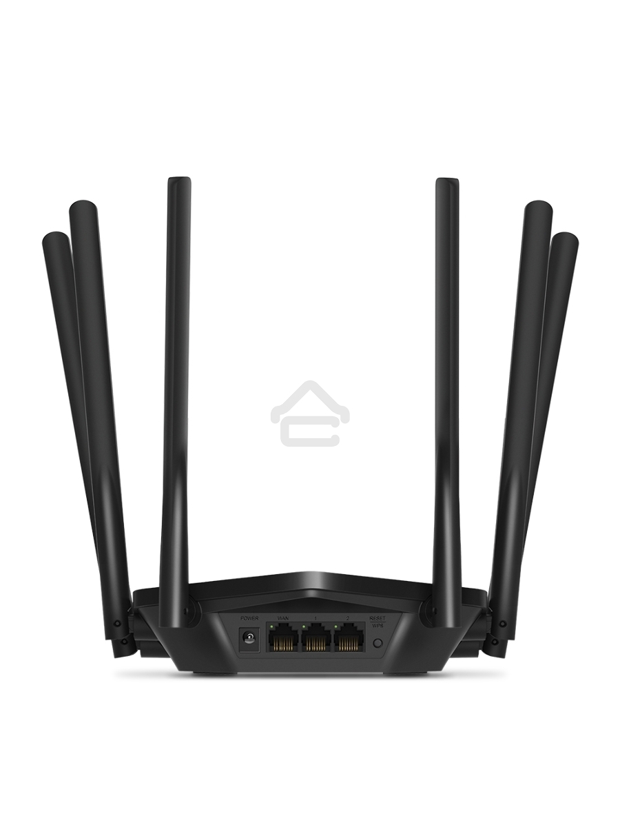 Роутер Mercusys AC1900 Wireless AC Gigabit Router, 600 Mbps at 2.4 GHz + 1300 Mbps at 5 GHz, 6×5dBi Fixed External Antennas with Beamforming, 2× G LAN Ports, 1× G WAN Port, Access Point Mode, 3X3 MU-MIMO, Parental Controls, Guest Network, Smart Connect
