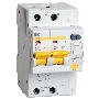 Выключатель автоматический  Iek MAD10-2-050-C-030 АД12 2Р 50А  30мА ИЭК
