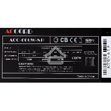 Блок питания Accord ACC-600W-NP, 600Вт, 120мм, черный
