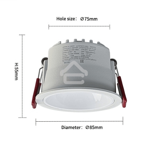 Светильник MSR MISSILER COB antiglare spotlight ZXS-GMSD-W12
