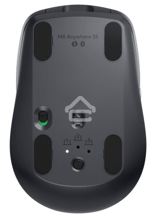Мышь беспроводная/проводная Logitech MX Anywhere 3S графитовый, 8000 dpi, радиоканал, Bluetooth, USB, кнопки - 6