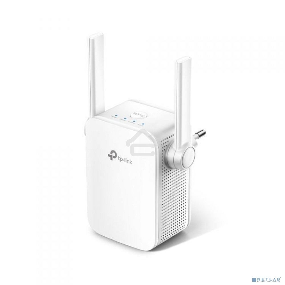 Усилитель TP-Link Wi-Fi AC750 Wi-Fi Range Extender, Wall Plugged,433Mbps at 5GHz + 300Mbps at 2.4GHz, 802.11ac/a/b/g/n, 1 10/100M LAN, WPS button, 2 fixed antennas поставляется без кабеля RJ-45