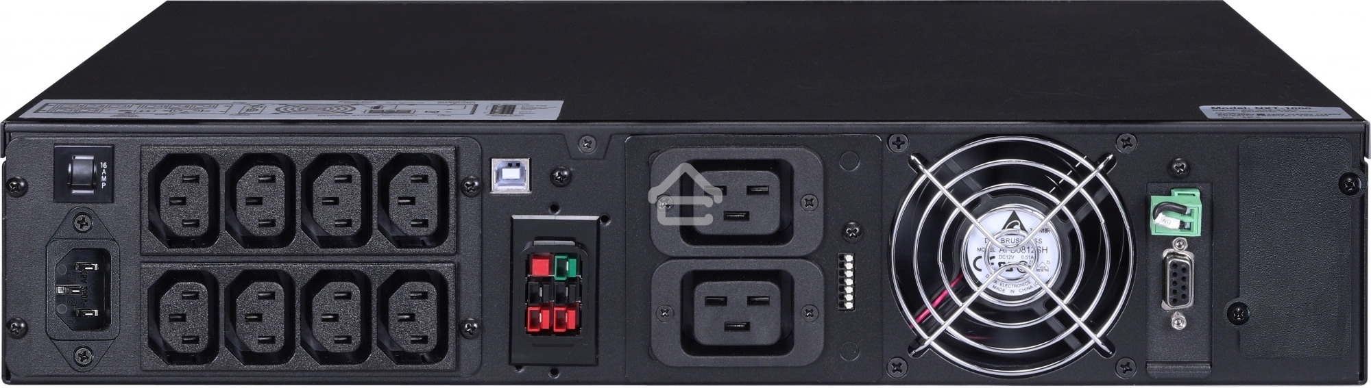 Источник бесперебойного питания Powercom Next, On-Line, 2000VA/2000W, Rack/Tower, 8*IEC320-C13 + 2*C19, LCD, Serial+USB, SmartSlot, подкл. доп. Бат.