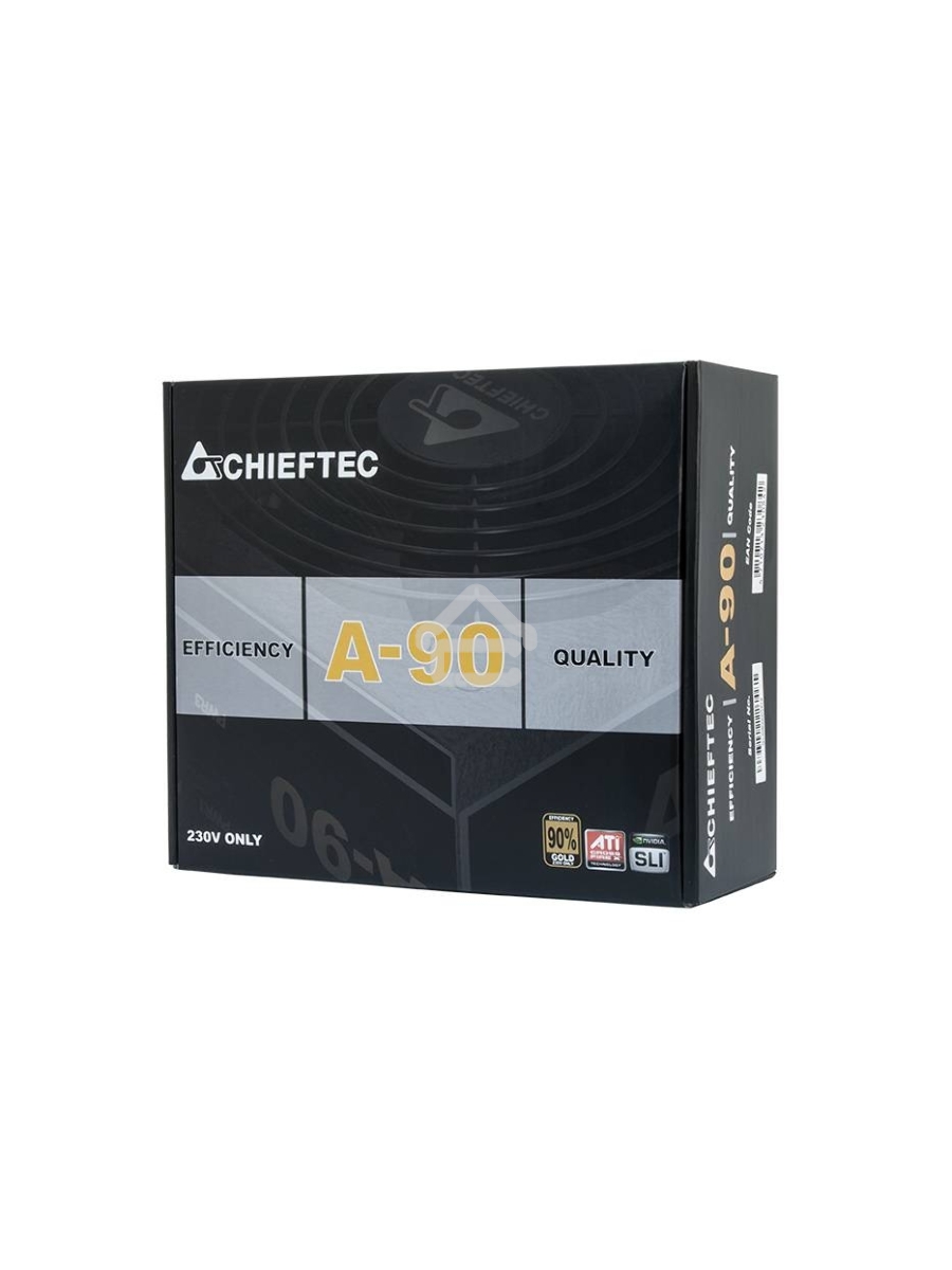 Блок питания Chieftec А-90 Retail (GDP-550C), 550Вт, 80 PLUS Gold, 140мм, модульный, черный