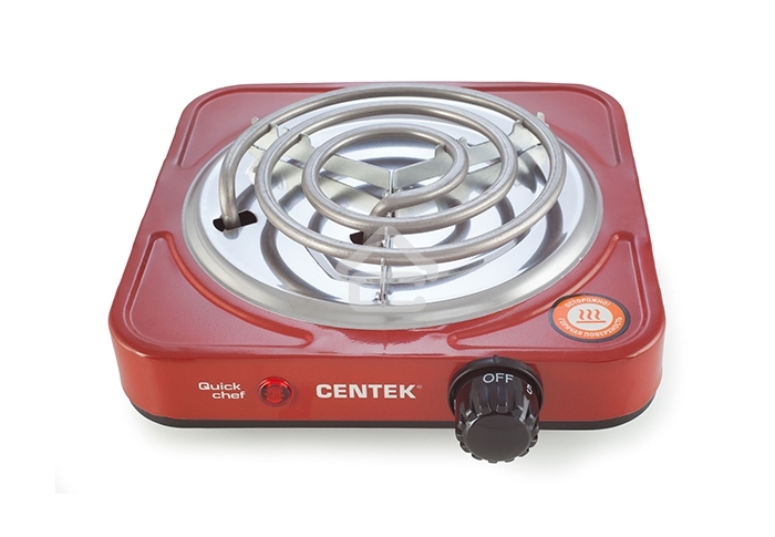 Плита настольная электрическая Centek CT-1508 красный