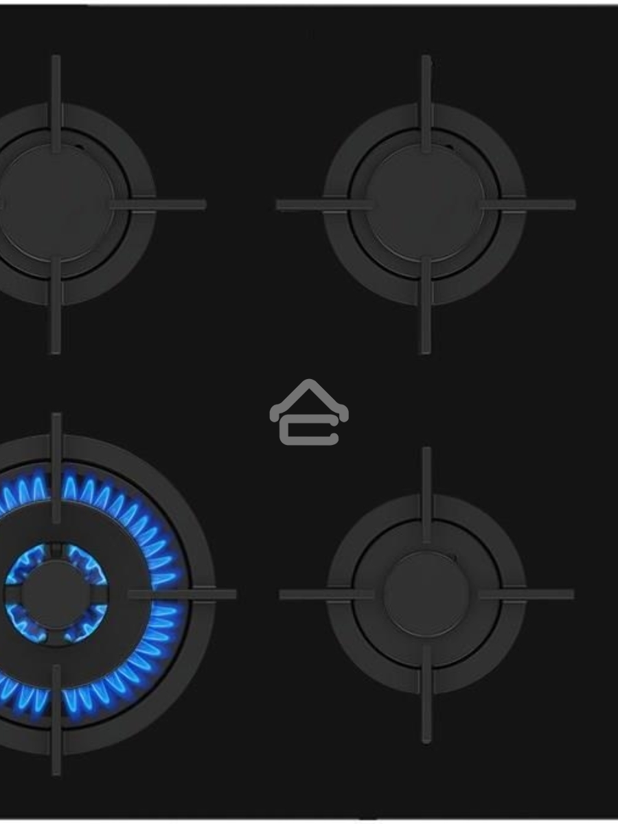 Встраиваемая газовая варочная поверхность Beko HILW 64122 S, Черный
