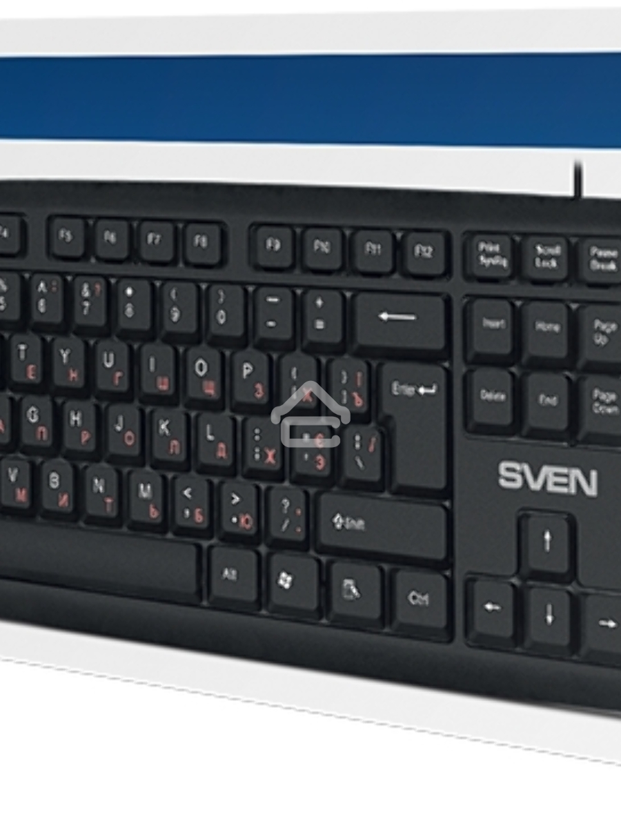 Клавиатура SVEN KB-S230 чёрная (104кл, каб. 2м)
