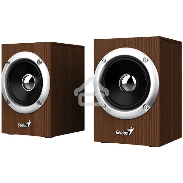 Колонки GENIUS SP-HF280 wooden USB Проводной пульт регулировки громкости для легкого управления