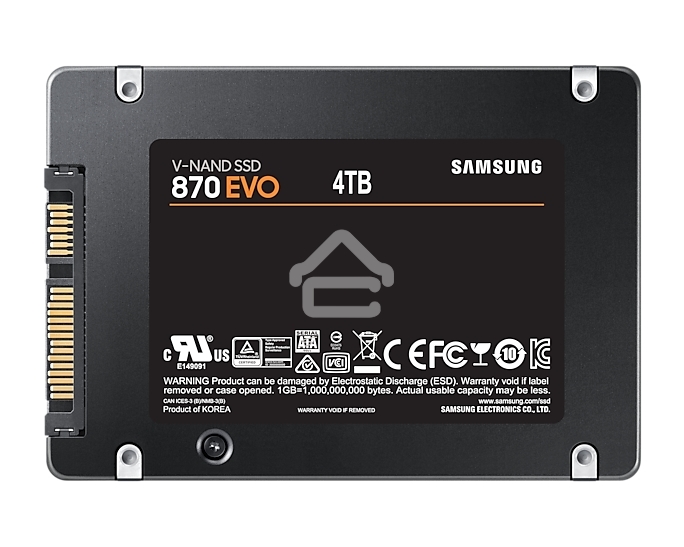 Накопитель SSD Samsung 4Tb 870 EVO, V-NAND, 2.5