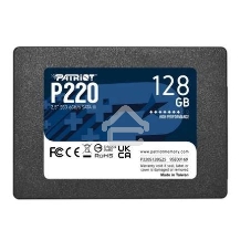 Накопитель SSD Patriot P220, 128Gb, SATA III, 2.5