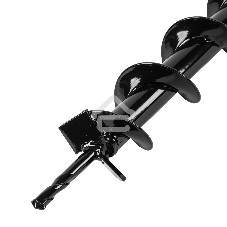 Шнек для грунта Denzel E-60, диаметр 60 мм, длина 800 мм, соединение 20 мм, несъемный нож