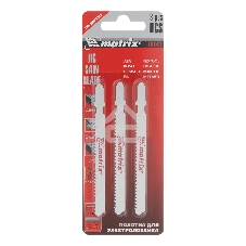 Полотна для электролобзика Matrix по дереву, 3 шт., 75 х 2,5мм, HCS, EU- хвостовик