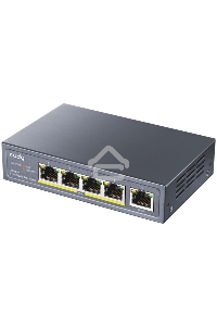 Коммутатор Cudy GS1005P (L2) 5x1Гбит/с 5PoE 60W неуправляемый
