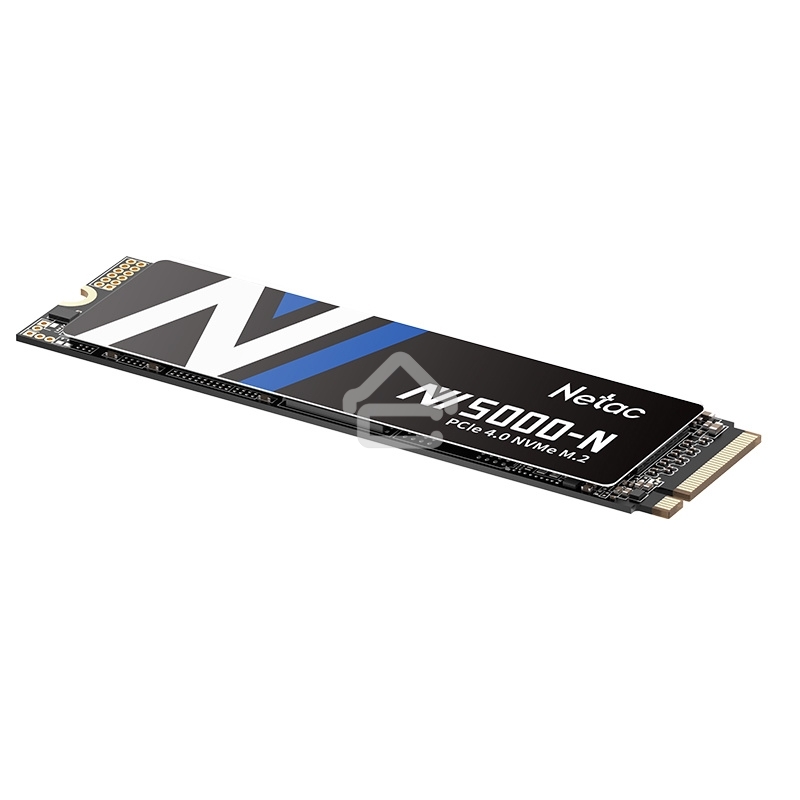 Накопитель SSD Netac NV5000 Pro, 500Gb, M.2 2280, PCIe 4.0 x4, NVMe, R/W 4800/2700, с радиатором