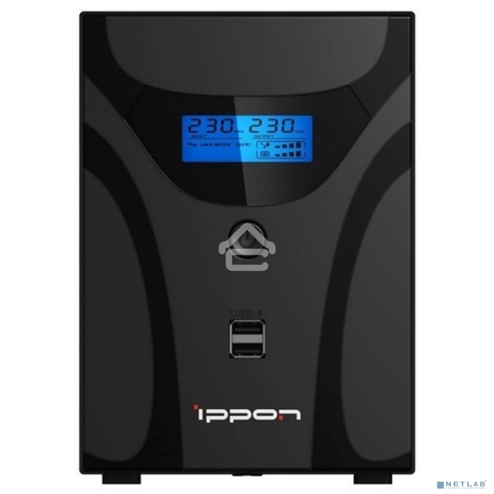 Источник бесперебойного питания Ippon Smart Power Pro II 1600 960Вт 1600ВА черный
