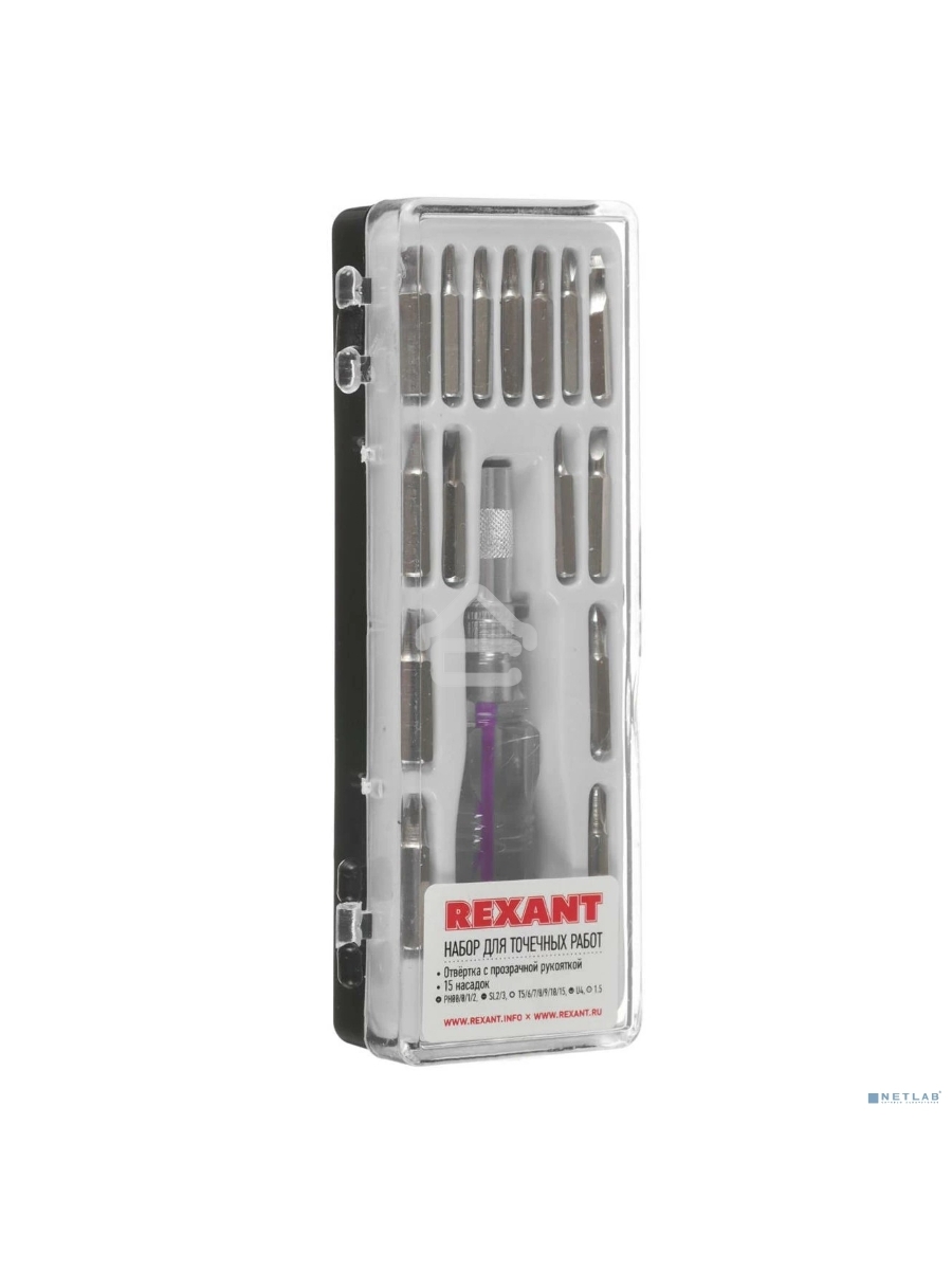 Набор отверток для точечных работ 16 предметов Rexant 12-4704