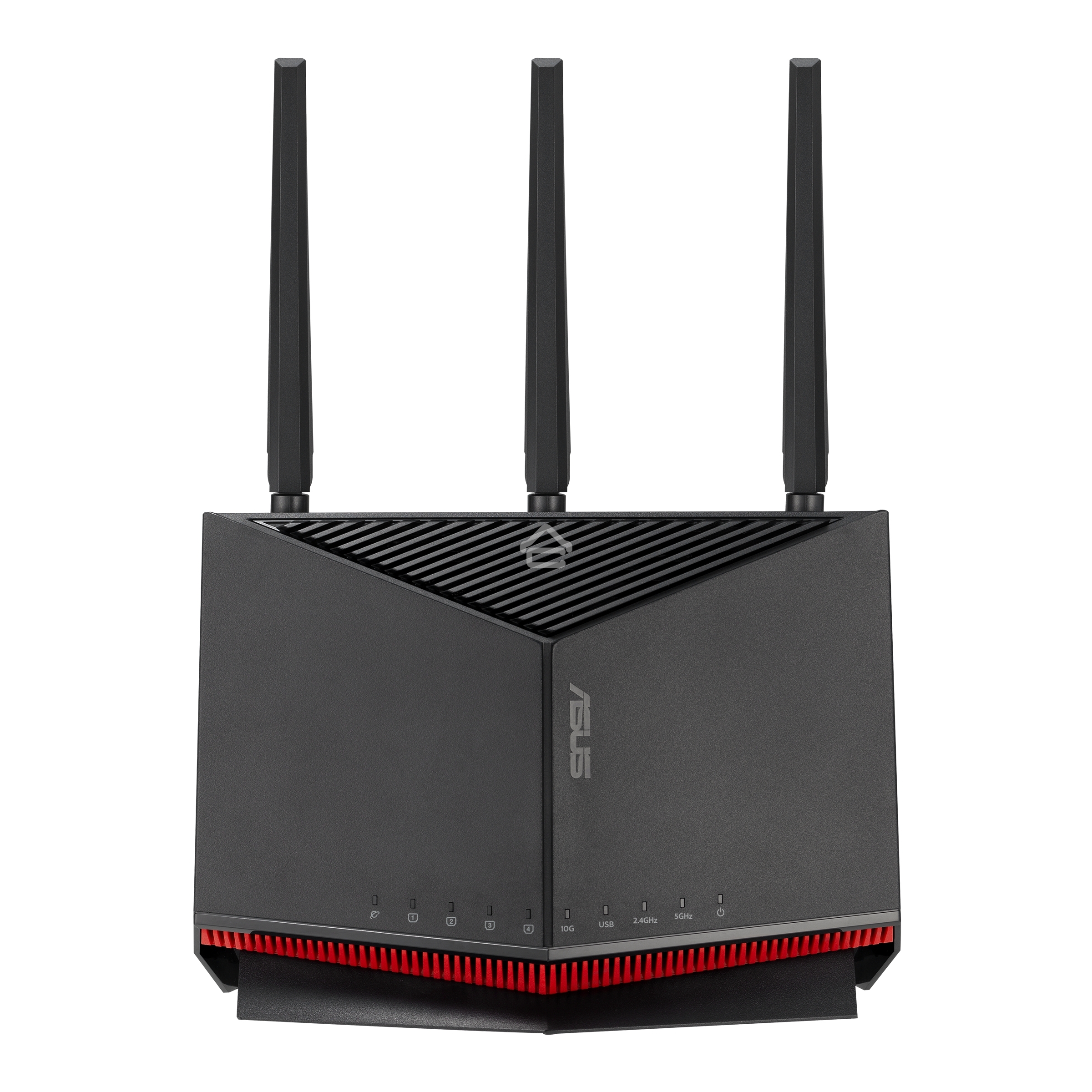 Маршрутизатор ASUS RT-BE86U, черный/красный, 90IG08W0-MO9A0V