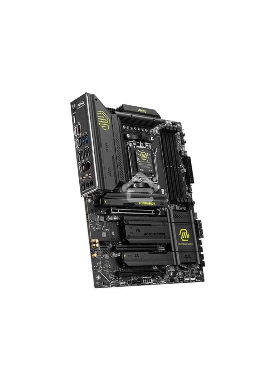 Материнская плата MSI MAG X870 TOMAHAWK WIFI, AM5, AMD X870, 4xDDR5, 4xSATA, 4xM.2, 1xPCI-E 3.0 x1, 1xPCI-E 4.0 x4, 1xPCI-E 5.0 x16, 1xHDMI, 2xUSB Type-C, 1x2.5Gb LAN, 2xUSB-A 3.2 Gen 1, 2xUSB-A 3.2 Gen 2, 2x3.5 мм, 7.1, Standard-ATX