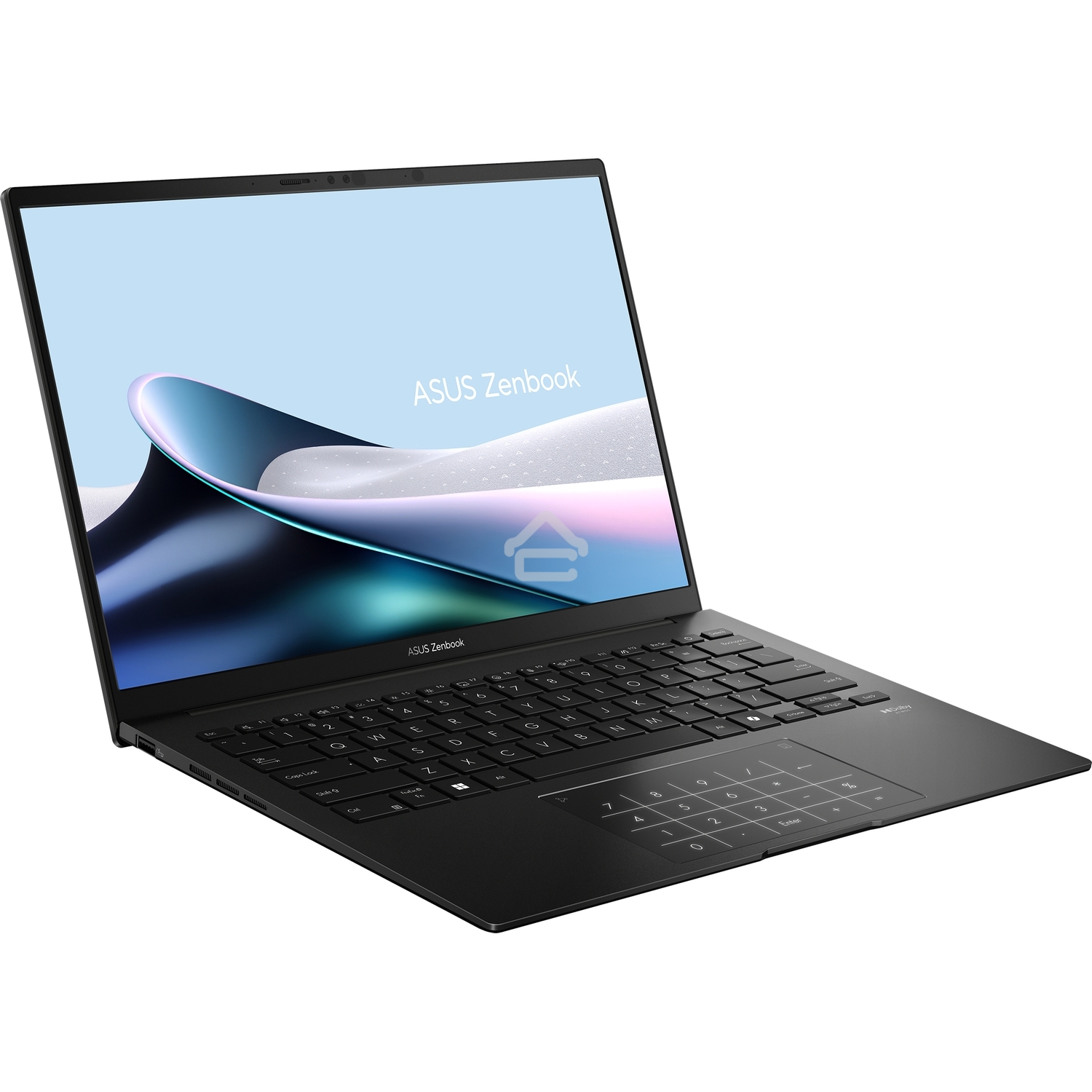 Ноутбук Asus Zenbook 14 UM3406KA-QD180 черный Ryzen AI 5 340 16Gb SSD1Tb AMD Radeon 14