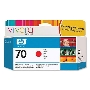Картридж струйный HP №70 C9456A красный для HP DJ Z2100/Z3100 (130мл)