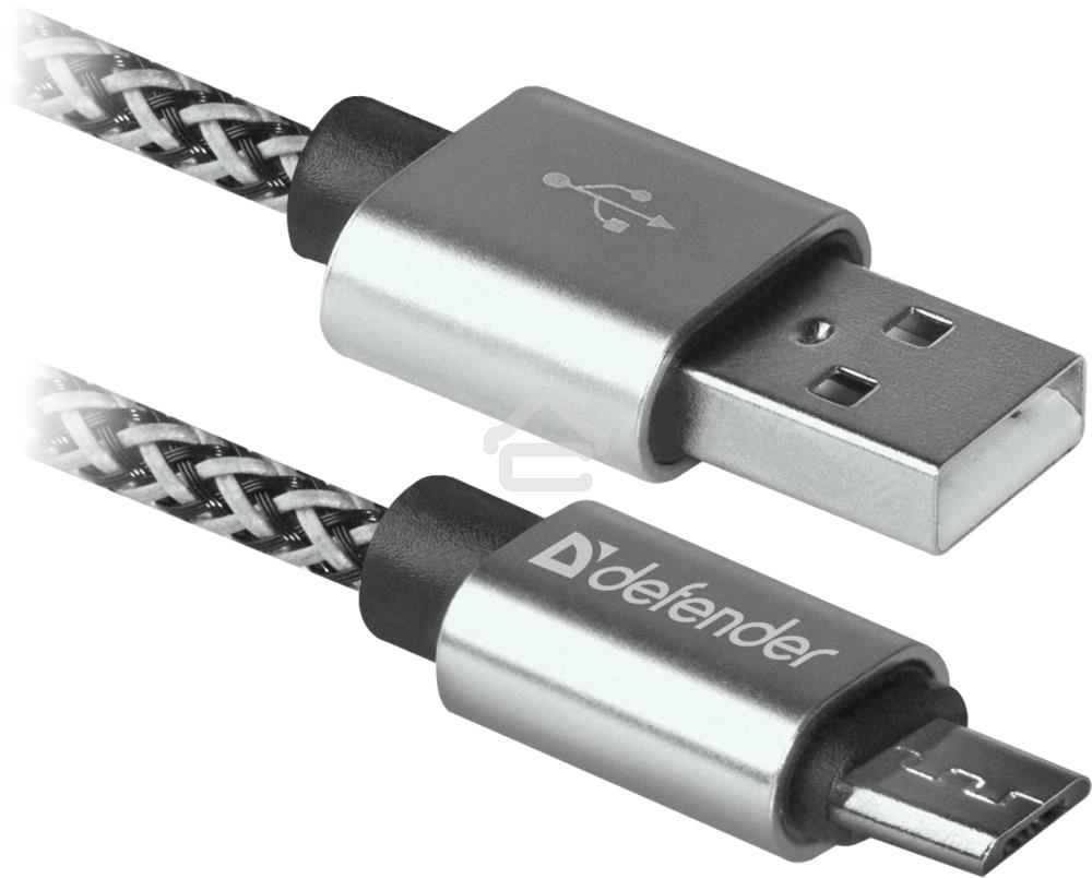 Кабель USB08-03T PRO USB2.0 белый, AM-MicroBM, 1m, 2.1A