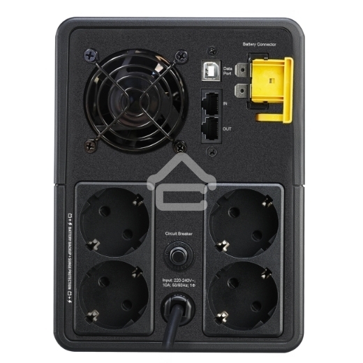 Источник бесперебойного питания APC Back-UPS BX2200MI-GR 1200Вт 2200ВА черный
