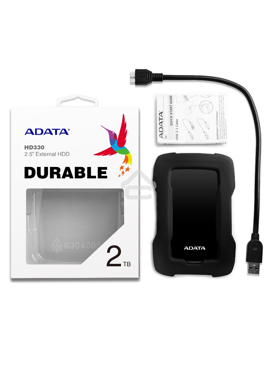 Внешний жесткийдиск 2TB ADATA HD330, 2,5