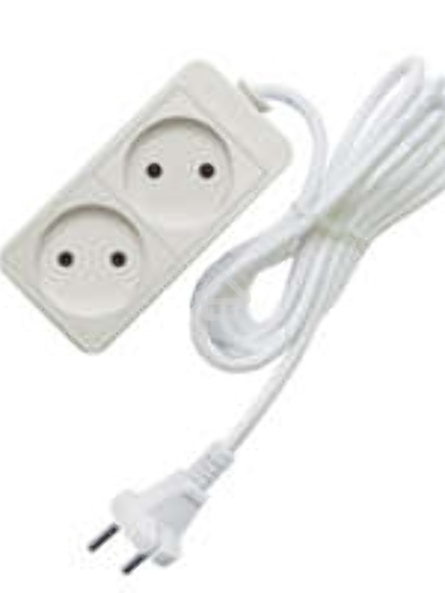Удлинитель 2х5м без заземл. 10А IP20 2.2кВт Союз 481S-1205