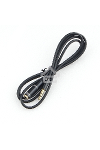 Кабель аудио удлинительный Cablexpert CCAB-02-35MF-1MB. 3.5 Jack (M)/3.5 Jack (F), черный, 1м, блистер