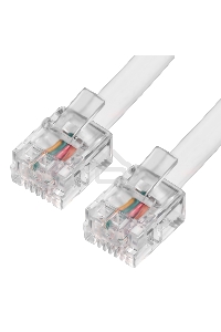 Телефонный шнур Greenconnect удлинитель для аппарата  0.5m GCR-TP6P4C-0.5m, 6P4C (джек 6p4c - jack 6p4c) белый Greenconnect Телефонный шнур удлинитель для аппарата  0.5m GCR-TP6P4C-0.5m, 6P4C (джек 6p4c - jack 6p4c) белый