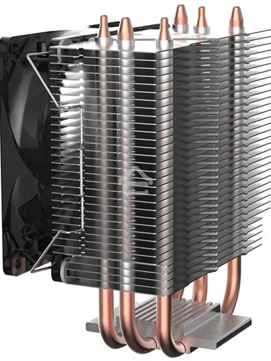 Кулер для процессора DEEPCOOL GAMMAXX 300 FURY серебристый, 92 мм, алюминий/медь, 1800 об/мин, 21 дБ, 4 pin, 130 Вт, 130.5 мм