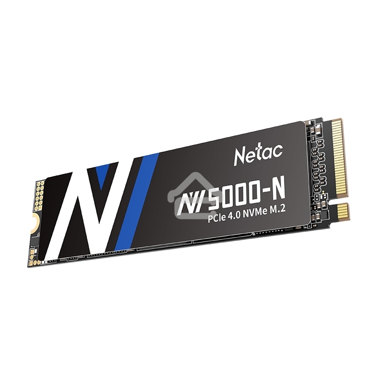 Накопитель SSD Netac NV5000 Pro, 500Gb, M.2 2280, PCIe 4.0 x4, NVMe, R/W 4800/2700, с радиатором
