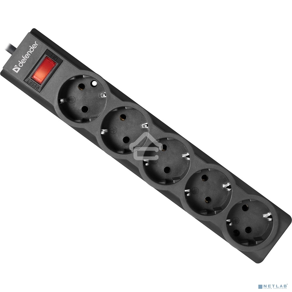 Сетевой фильтр Defender 5M ES LARGO 5OUTL.
