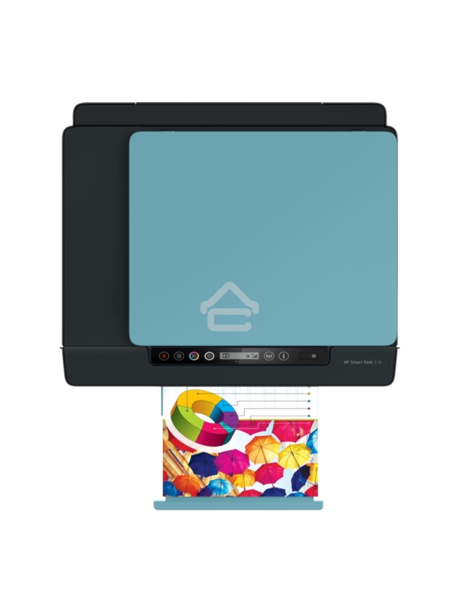 МФУ струйный HP Smart Tank 516 AiO (3YW70A), A4, цветной, печ. до 11 стр/мин. (ч/б) до 5 стр/мин. (цвет), 1200x1200dpi, USB, Wi-Fi, BlueTooth, Air Print, Mopria
