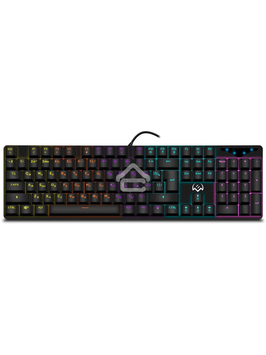 Игровая клавиатура Sven KB-G9300 чёрная (Outemu Blue switches,104кл., подсветка)