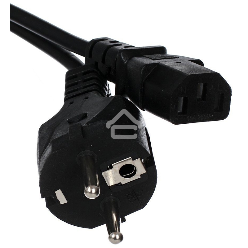 Кабель компьютер - розетка 220V <5.0м> (Европейский стандарт) TP021-5.0-BK Кабель компьютер - розетка 220V <5.0м> (Европейский стандарт) TP021-5.0-BK