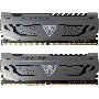 Оперативная память Patriot Viper Steel, DDR4, 8GB (2x4GB), 3200MHz, CL16, DIMM, с радиатором, черный