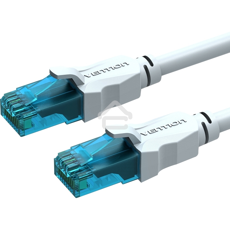 Патч-корд Vention прямой UTP cat.5е, RJ45 - 1м. Серый VAP-A10-S100