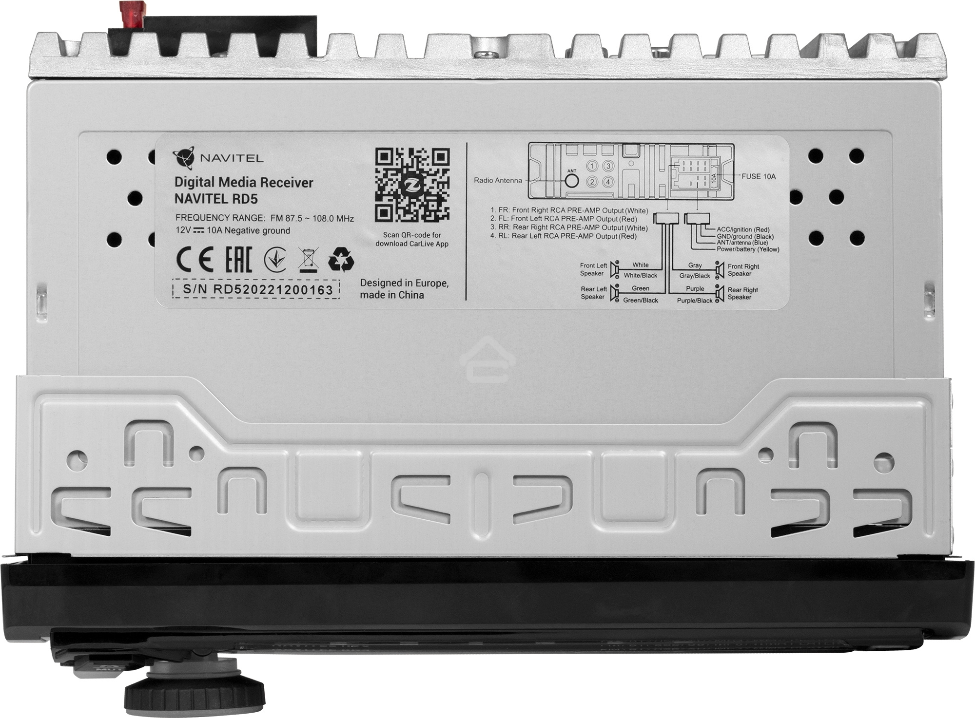 Автомагнитола Navitel RD5 1DIN 4x50Вт